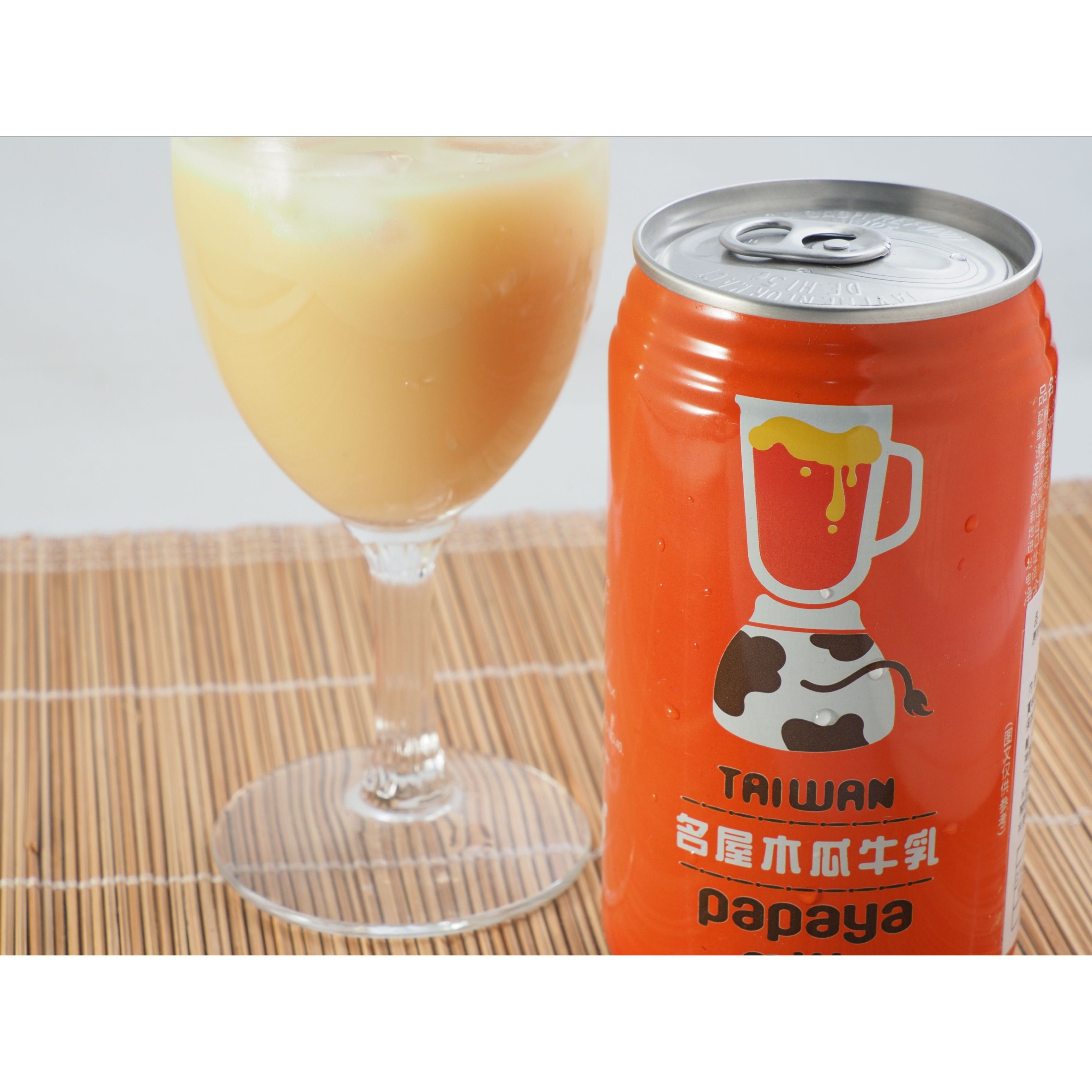 台湾パパイヤミルク 340ml 名屋木瓜牛乳 パパイヤジュース（賞味期限：2025.01.17）