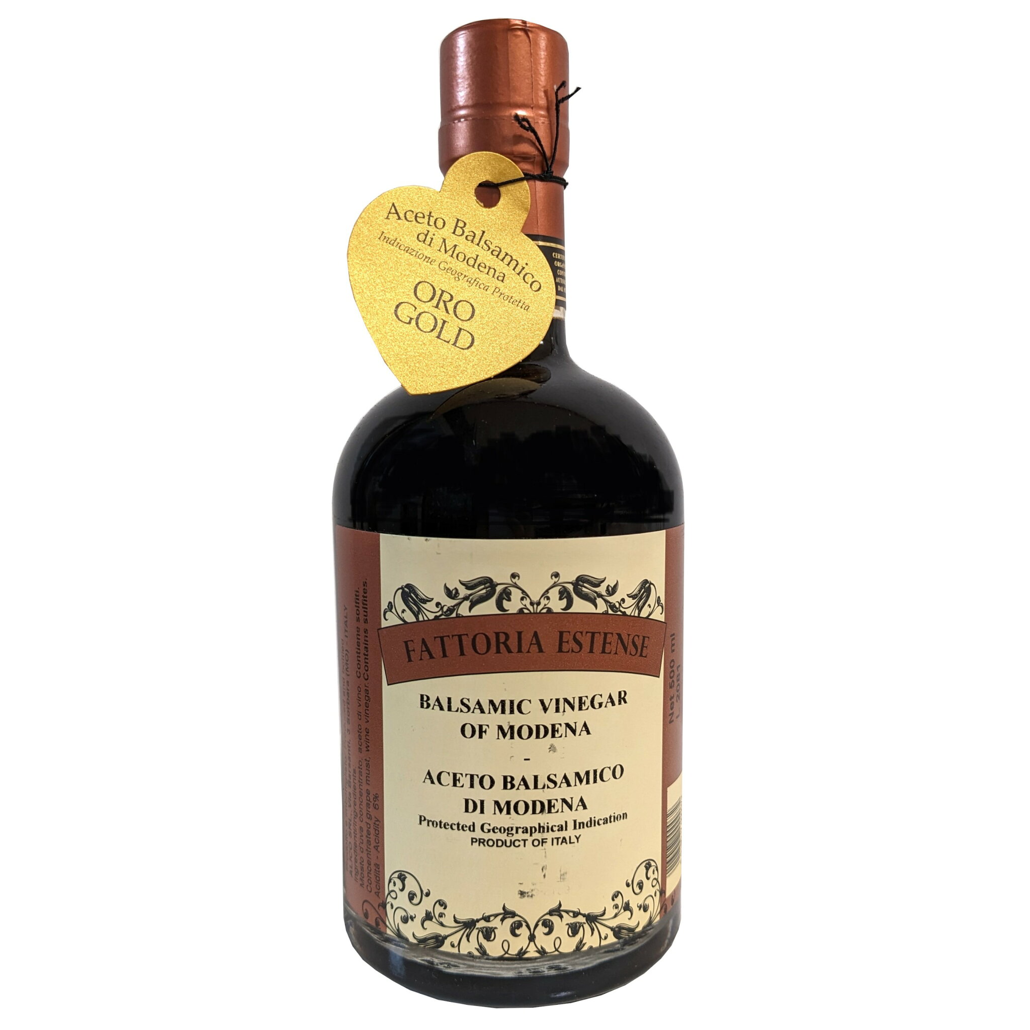 ファトリア エステンセ バルサミコ酢ゴールド12年物 500ml イタリア産(賞味期限:2027.02)