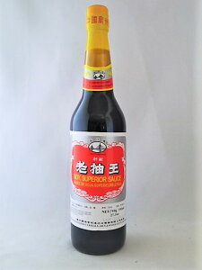 海印橋牌 老抽王750g(592ml)／1本【たまり醤油 濃口しょうゆ】天然醸造中国醤油