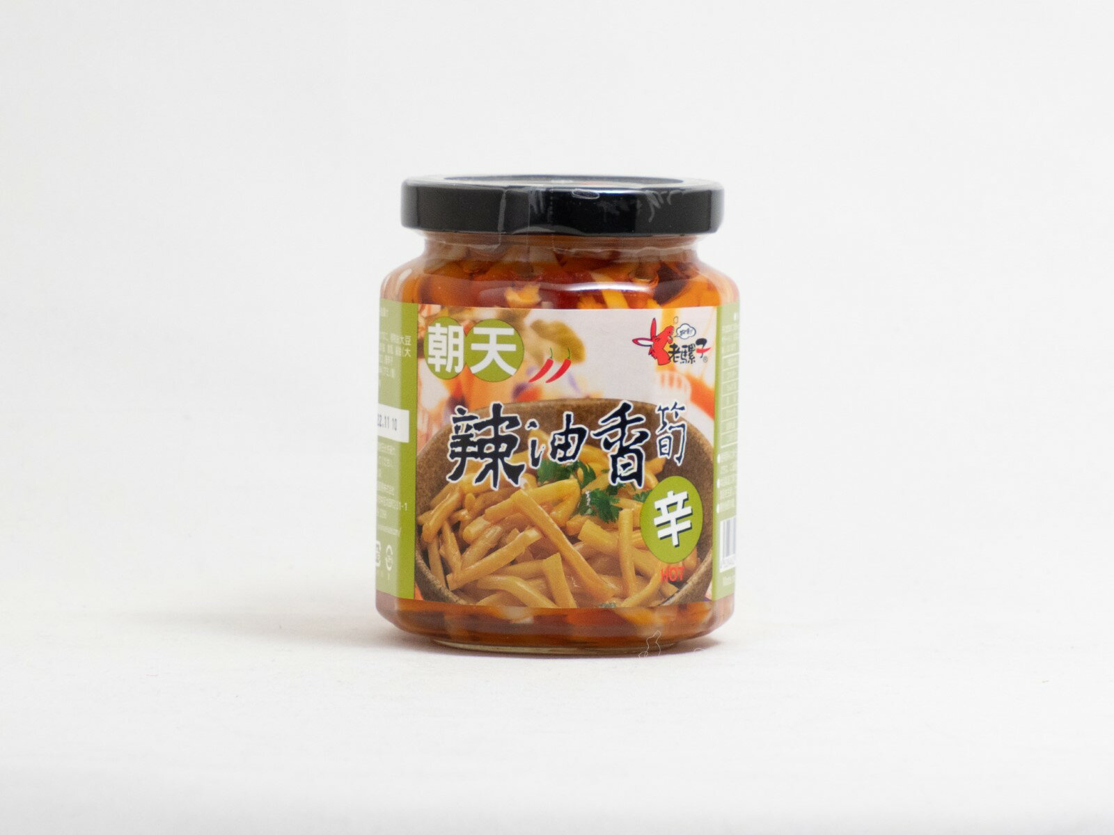 老騾子 朝天辣油香筍 (辛口味付メンマ) 台湾産 260g（賞味期限：2024.05.30）