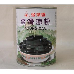 金莱香 爽滑涼粉 仙草ゼリー 540g 缶