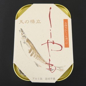 天橋立 子持ちししゃも油漬け 105g/缶 日本国産 竹中缶