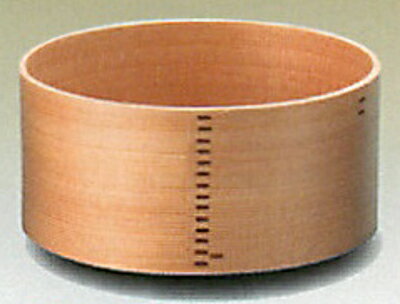 「茶道具・相伝」曲建水　秋田杉　上　杢仙作