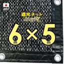 ■ハトメ50cm間隔■【国内加工※国産生地】 遮光ネット 約6mx5m (遮光率 約75%)日除けネット 紫外線対策 節電グッズ