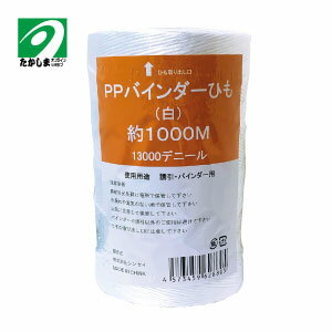 バインダーひもPP（白）1000M×2個