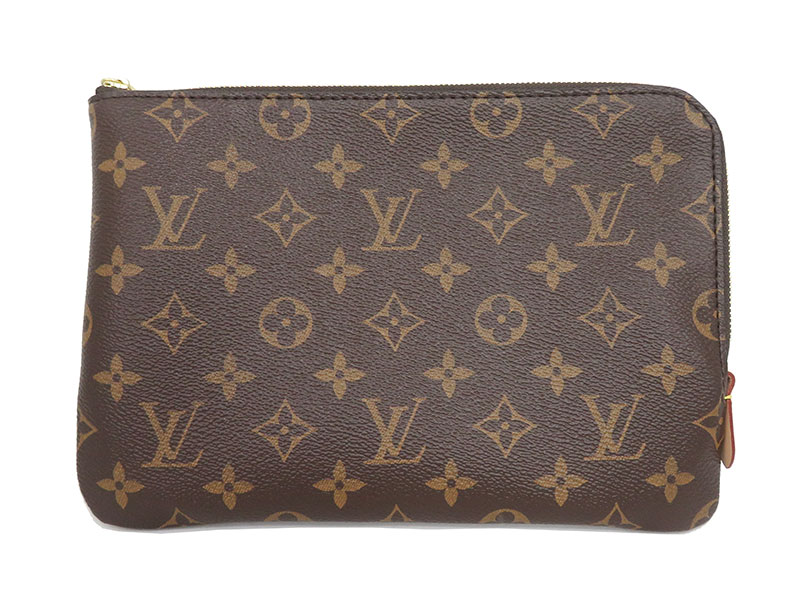 【LOUIS VUITTON】【ルイ・ヴィトン】　テュイ ヴォワヤージュPM クラッチバッグ ポーチ モノグラム M44500　中古ランクA-B　バッグ　お洒落【動画あり】【全国送料無料】【あす楽対応】【中古】