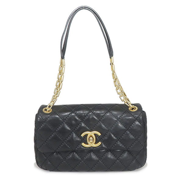 【CHANEL】 Matelasse　Wild stitch　シャネル　マトラッセ　ワイルドステッチ　ハンドバッグ　ショルダーバッグ　レディース　中古A　お洒落【動画あり】【全国送料無料】【中古】