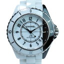 CHANEL J12 H6515 シャネル パラドックス 美品 自動巻 機械式 腕時計 稼働品 セラミック 中古SA chanel j12 【全国送料無料】【中古】【動画あり】
