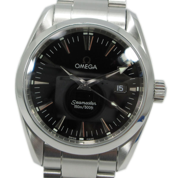 【OMEGA】【2518.50】オメガ メンズ腕時計 シーマスター アクアテラ クォーツ式 中古ランクA 【電池交換済み】【防水チェック済み】【全国送料無料】【あす楽対応】【中古】