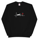 【最大2000円OFFクーポンあり】《買い物マラソン》 ダックスフンド 心電図 ハートビートトレーナー 犬tシャツ 犬グッズ イヌ柄 犬柄 服 シャツ 犬好き ...