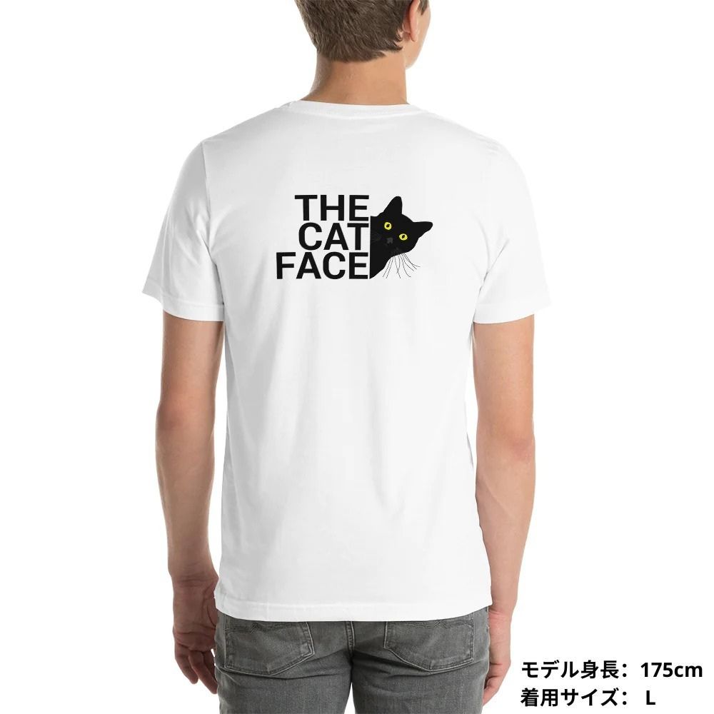 ★6/4 20:00~99%OFFクーポン配布中★The cat face 猫tシャツ 猫グッズ ネコ柄 猫柄 服 ねこ柄 シャツ 誕生日プレゼント 彼女 猫好き かわいい おもしろ 可愛い ねこ 猫 メンズ レディース ペアルック おしゃれ 猫柄生地