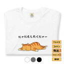 Tシャツ メンズ レディース 半袖 おもしろ tシャツ かわいい 猫tシャツ 猫グッズ 猫柄 ねこ柄 シャツ 猫好き ねこ 猫 ペアルック にゃにも 送料無料