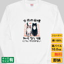 今月の目標、知らない猫について行かない 猫 トレーナー 猫tシャツ 猫グッズ 猫柄 服 ねこ柄 シャツ 猫好き かわいい おもしろ ねこ 猫 メンズ レディース...