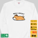 \お買い物マラソン/芝犬 明日から本気出すトレーナー 犬tシャツ 犬グッズ イヌ柄 犬柄 服 シャツ 犬好き かわいい おもしろ いぬ 犬 メンズ レディース ...