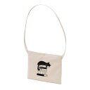 CAT&BOOK 猫レギュラー キャンバス サコッシュ 猫柄 ねこ柄 キャンバス サコッシュ 猫好き かわいい おもしろ ねこ 猫 メンズ レディース ペアルッ...