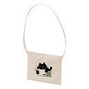 段ボールが好きな猫 猫レギュラー キャンバス サコッシュ 猫柄 ねこ柄 キャンバス サコッシュ 猫好き かわいい おもしろ ねこ 猫 メンズ レディース ペアル...