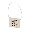 【 50%OFFクーポン★半額 商品あり】 猫のしっぽ語 猫レギュラー キャンバス サコッシュ 猫柄 ねこ柄 キャンバス サコッシュ 猫好き かわいい おもしろ...