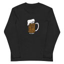 【 50%OFFクーポン★半額 商品あり】「Save Water Drink Beer - ビールは水分補給」長袖シャツ メンズ レディース 綿 ロンt 居酒屋...