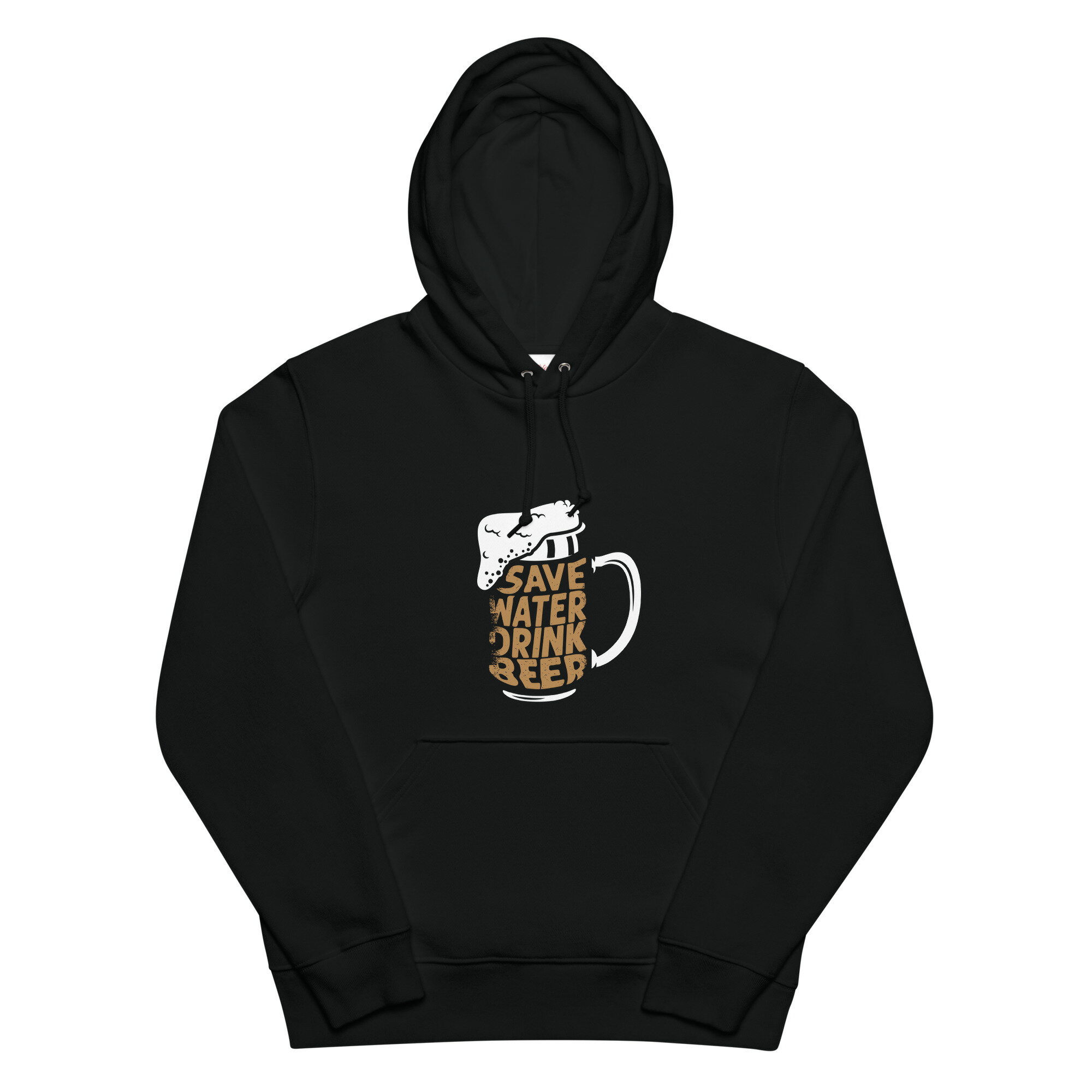 「Save Water Drink Beer - ビールは水分補給」居酒屋・飲み会で話題の面白 パーカー ビールスウェット..