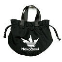 \母の日セール/【20%OFFクーポンあり】母の日 まだ間に合うNekodesu 猫ドローストリングバッグ 猫柄 ねこ柄 猫好き かわいい エコバッグ 春 花見...