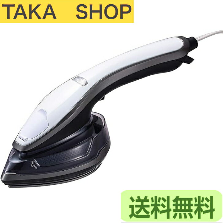 コイズミ 衣類スチーマー スチーム量0.5g/回 立ち上がり40秒 ブラシ・布アタッチメント付属 ブラック M..