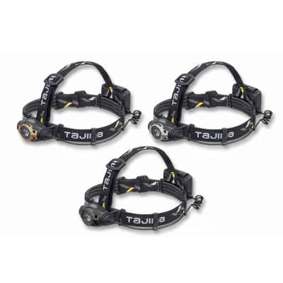 タジマ ハイパワーLEDヘッドライト F351D簡単プッシュボタン操作 暗所作業 DIY 明るさ3段階切替え 現場..