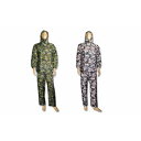 迷彩ヤッケ 上下組雨 風 寒さ対策 汚れ防水 携帯 DIY 防水 セット No.3104 No.3109