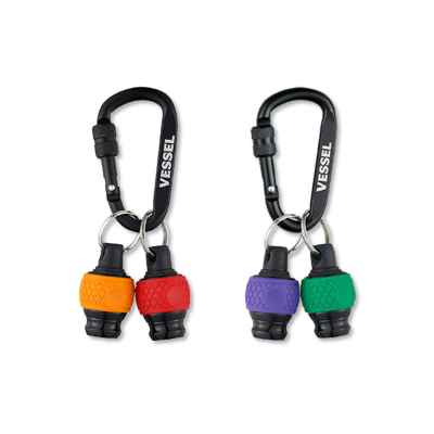 ベッセル クイックキャッチャー QB-22K2ビット ホルダー キーホルダー ドライバー 軽量 携帯 アルマイ..