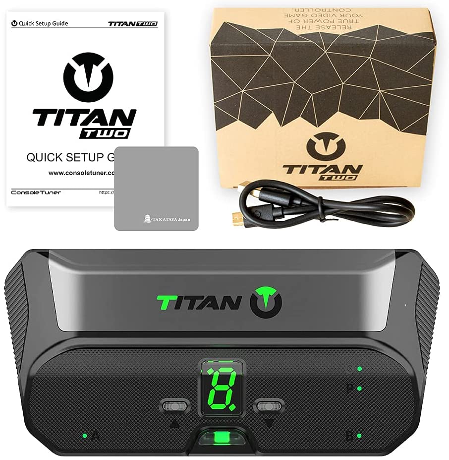 【Nintendo Switch・PS5対応】 TITAN TWO タイタンツー ゲーミングコンバーター コントローラー キーボード マウス アンチリコイル PS4 PS3 xbox【クロス/日本語説明書/1年保証付】