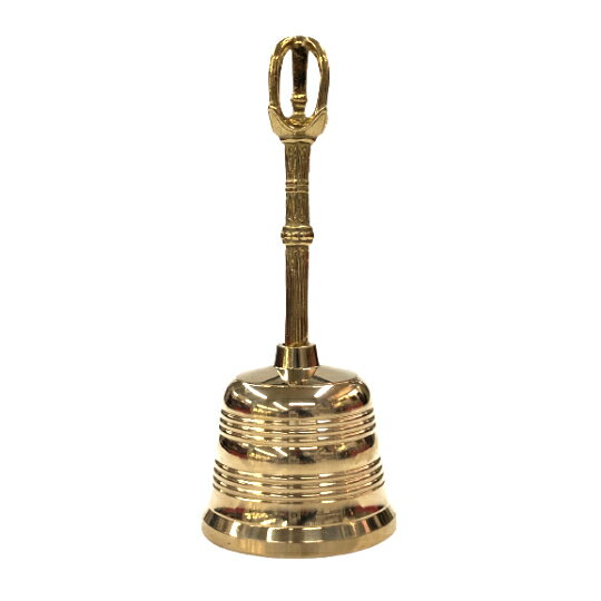 持鈴 じれい 五鈷鈴 金剛鈴 中 12.8cm