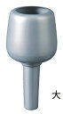 お墓用 花立 プラスチック製 中入れ式 玉型(大) 筒径:37mm 1対2本セット