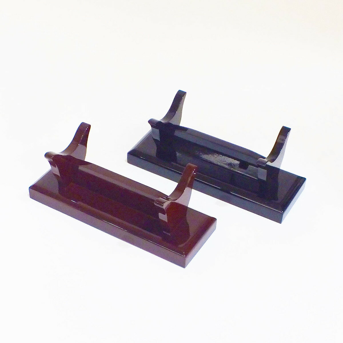 「タメ色」と「黒色」の2色ございます。【古老りん棒台 3.5寸】タメ・黒色 2種類仏壇 仏具 リン おりん..