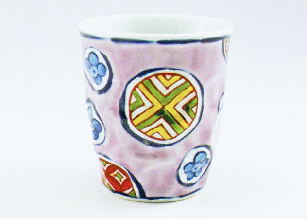 【有田焼】【源右衛門窯】 紫濃丸文湯呑【源右衛門】【古伊万里】 高級 ギフト 和食器 genemon Gen-emon Kiln