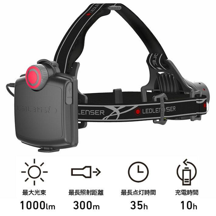 レッドレンザー 充電式ヘッドライト H14R.2 1000ルーメン 品番:No.7299-R【LED LENSER ヘッドランプ 夜間作業 アウトドア スポーツ 防災】【あす楽】通販格安セール情報 楽天 通販