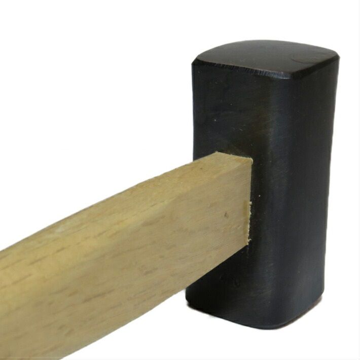 天龍 角ダルマ玄能 黒仕上げ 中 460g【金鎚 玄能 越後】