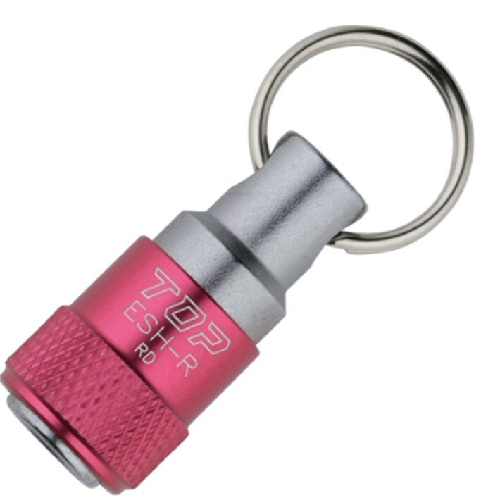 Rakuten - トップ 携帯用 ソケットホルダー ESH-R リング付き レッド 六角軸6.35mm用