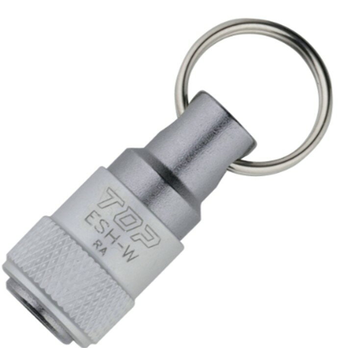 Rakuten - トップ 携帯用 ソケットホルダー ESH-W リング付き ホワイト 6.35mmシャンク用