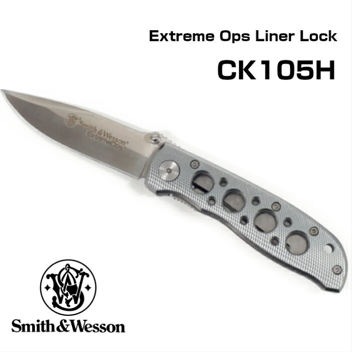 Smith&Wesson 折りたたみナイフ CK105H 【スミス＆ウエッソン ライナーロック 釣り アウトドア】【あす楽】