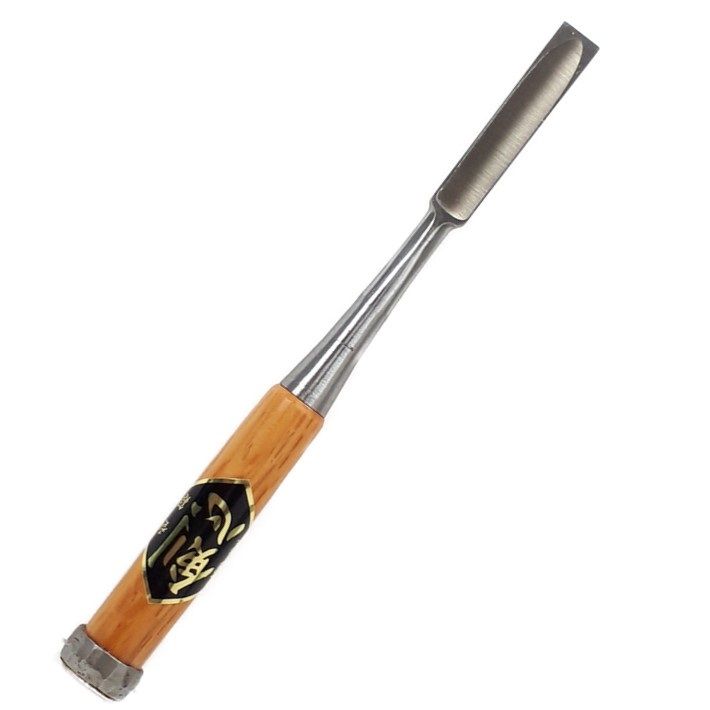 Rakuten - 剣心 追入鑿（奴）四分 12mm 磨き仕上 赤樫柄【4分 12mm 越後 与板 のみ】