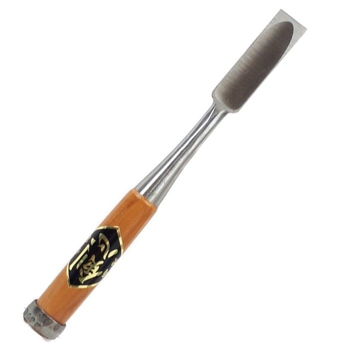 乐天商城 - 剣心 追入鑿（奴）六分 18mm 磨き仕上 赤樫柄【6分 18mm 越後 与板 のみ】