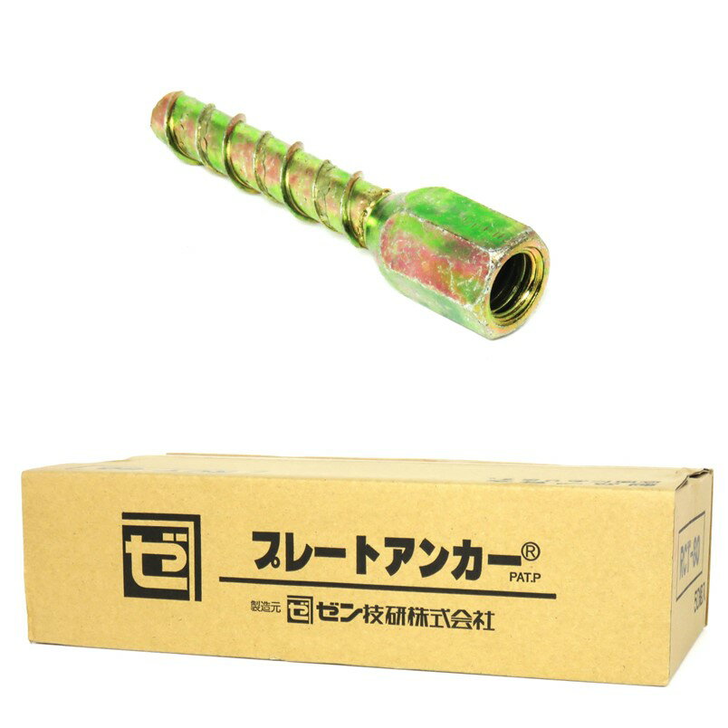 プレートアンカー RCTアンカー RCT-50 あと施工タイプ 50個/箱【ゼン技研 足場 仮設 壁繋ぎ 壁つなぎ アンカー RC コンクリート】
