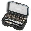 TONE ビットラチェットセット BRS20【六角 ビット ドライバー ラチェット プラス マイナス トルクス 六角穴付ボルト】