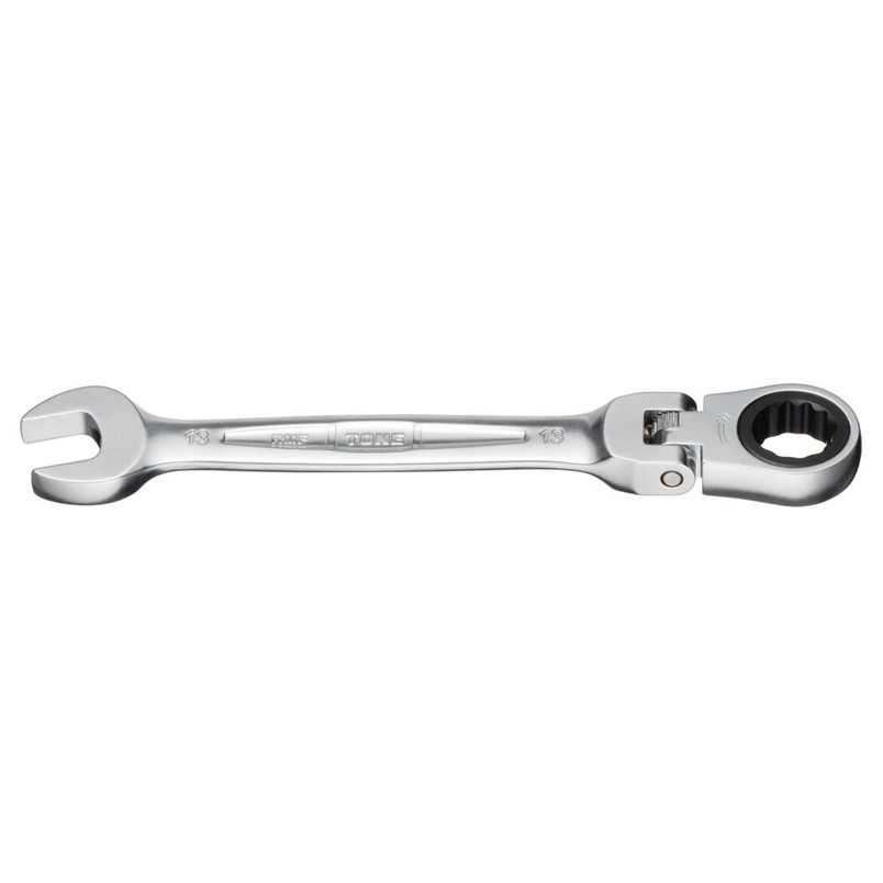Rakuten - TONE 首振ラチェットめがねレンチ 13mm RMF-13【スパナ メガネ ラチェット レンチ】【ネコポス】