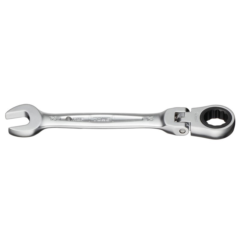 Rakuten - TONE 首振ラチェットめがねレンチ 14mm RMF-14【スパナ メガネ ラチェット レンチ】【ネコポス】