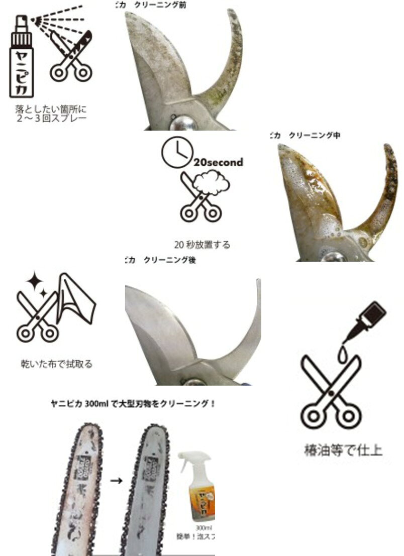 レザーソー　ヤニピカ 1000ml【刃物クリーナー ヤニ取】