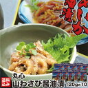 母の日 函館 イカ沖漬 山わさびするめ醤油漬 120g×10(冷凍) 北海道 珍味 生珍味 イカ 醤油漬け 山わさび お酒 おつまみ 海産 烏賊 海産物 酒の肴 小鉢 小分け スタンドパック ビール 函館市 丸心 産地直送 送料無料