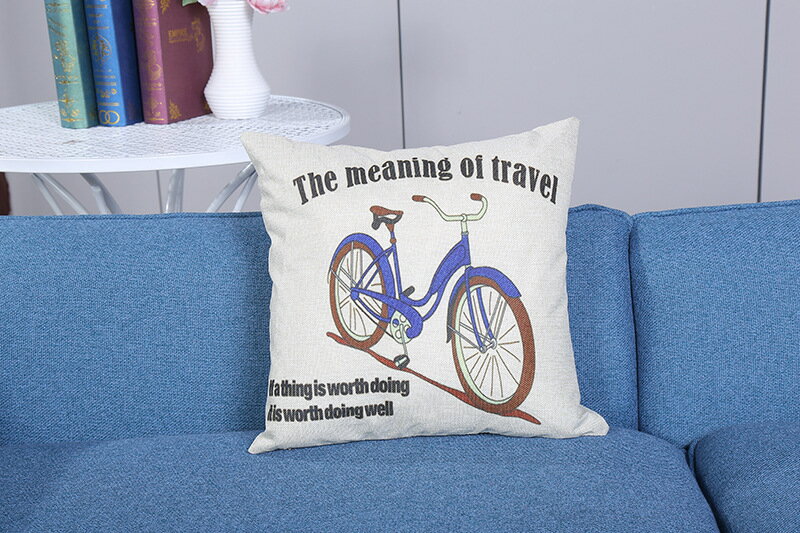 クッションカバー 北欧　雑貨　お洒落　インテリア　45cm×45cm 結婚祝い 新築祝い　可愛い　綿麻　水洗..