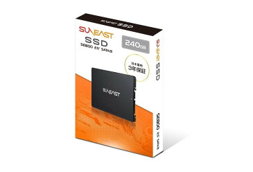 (メール便のみ送料無料)SUNEAST サンイースト SSD 内蔵SSD 240GB 2.5インチ SATA 3.0 6Gb/s TLC 3年国内メーカー保証
