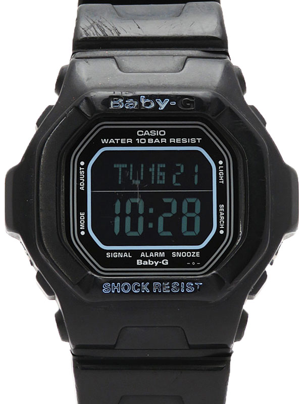 【CASIO】【Baby-G】カシオ『ベビーG』BG-5600BK-1JF レディース クォーツ 1週間保証【中古】b05w/h22BC