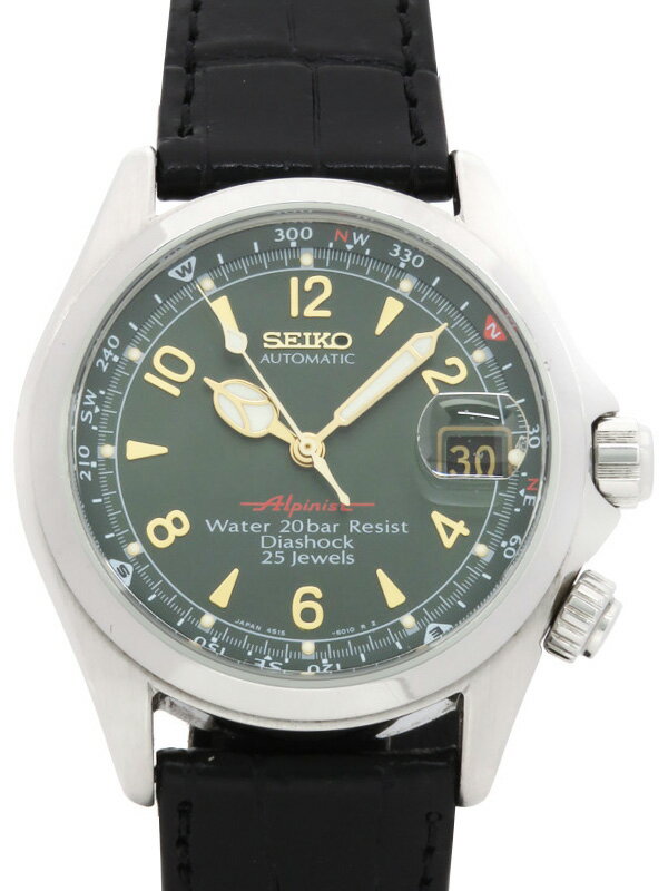 SEIKO】【OH済】セイコー『アルピニスト オートマティック』SCVF009 71****番 メンズ 自動巻き  1週間保証【中古】(2217044740016): メンズ腕時計 | 高山質店 公式オンラインショップ